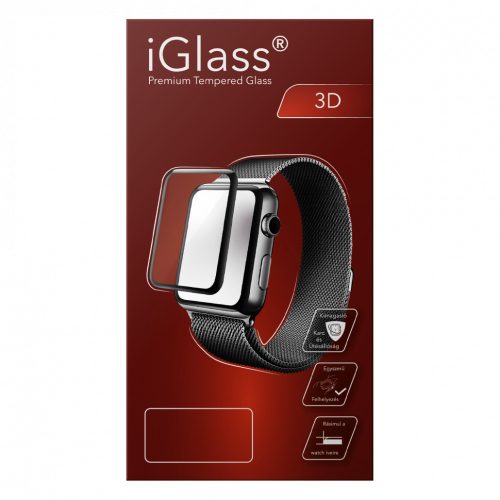 iGlass 3D Round kijelzővédő üvegfólia - Apple Watch Series 3