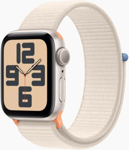 Bontott Apple Watch SE2 (2023) V2 GPS 40mm Starlight Aluminium Case with Sport Loop - Starlight