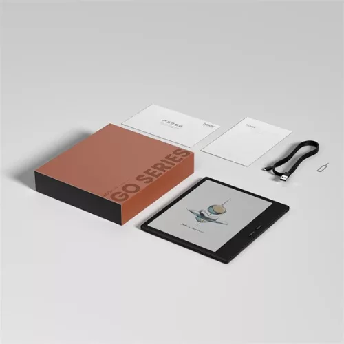 Onyx BOOX e-book  7" - Go Color 7 Gen2 Fekete (Eink Carta, világítás,1680x1264; Octa, 4GB/64GB, Dual-WiFi; BT5; 2300mAh)