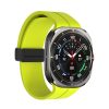 Samsung Galaxy Watch Ultra mágneses szil. óraszíj,24mm,Neonzöl