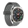 Galaxy Watch Ultra lyukacsos mágneses szil. óraszíj,24mm,Vszür