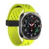 Galaxy Watch Ultra lyukacsos mágneses szil. óraszíj,24mm,Neonz