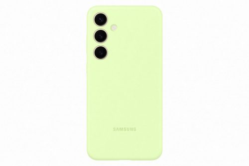 Samsung Galaxy S24 Plus szilikon tok, Világos zöld