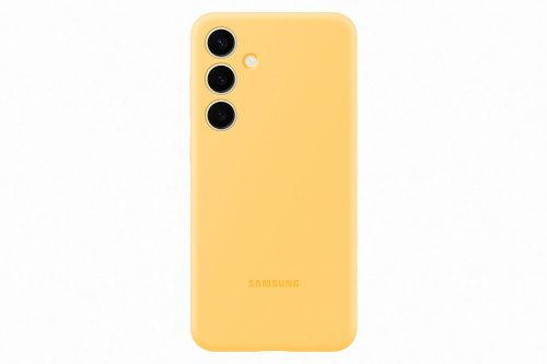 Samsung Galaxy S24 Plus szilikon tok, Sárga