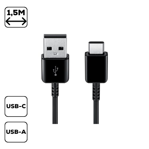 Samsung Type-C 2.0 USB kábel, 1.5 m, Fekete