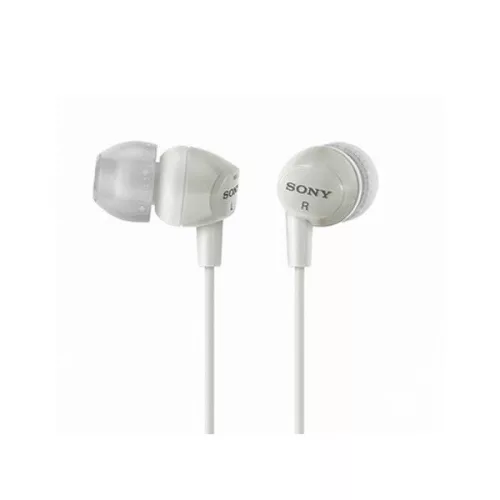 SONY MDREX15LPW.AE, 18-22000 Hz, 16 ohm, 3.5 mm Jack, 1,2 m Vezetékes szilikonos Fülhallgató, Fehér