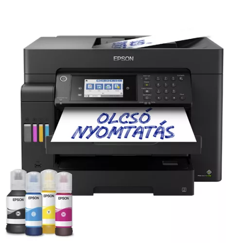 EPSON Tintasugaras nyomtató - EcoTank L15150 (A3+, MFP, színes, 4800x2400 DPI, 32 lap/perc, USB/LAN/Wifi)
