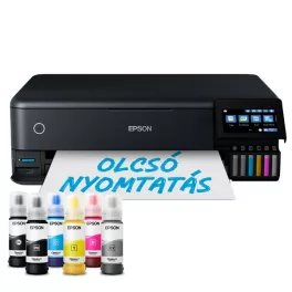   EPSON Tintasugaras nyomtató - EcoTank L8180 (A3, MFP, 5760x1440 DPI, 16 lap/perc,duplex, USB/LAN/Wifi/Wifi Direct)