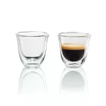 DELONGHI DLSC310 eszpresszó pohárszett, 2 db, duplafalu, hőálló, 300°C