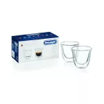 DELONGHI DLSC310 eszpresszó pohárszett, 2 db, duplafalu, hőálló, 300°C
