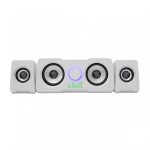 WHITE SHARK MOOD Hangszóró, 2.2, 16W, LED, fehér