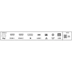PHILIPS IPS monitor 27" 279P1, 3840x2160, 16:9, 350cd/m2, 4ms, USB-C(+dokkoló)/4xUSB/LAN/DP/2xHDMI, hangszóró