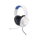 JBL Quantum 100P Console (Vezetékes, gaming fejhallgató levehető mikrofonnal), Fehér/Kék