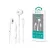 DEVIA UNIVERZÁLIS SZTEREÓ FELVEVŐS FÜLHALLGATÓ - LIGHTNING - STAR SERIES EARBUDS LIGHTNING EARPHONE - FEHÉR