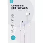 DEVIA UNIVERZÁLIS SZTEREÓ FELVEVŐS FÜLHALLGATÓ - LIGHTNING - STAR SERIES EARBUDS LIGHTNING EARPHONE - FEHÉR
