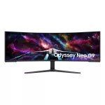 SAMSUNG Ívelt Gaming 240Hz VA monitor 57" G95NC, 7680x2160, 32:9, 420cd/m2, 1ms, 3xHDMI/DP/2xUSB