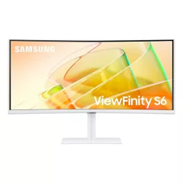   SAMSUNG Ívelt VA monitor 34" ViewFinity S6, QHD (3440 x 1440), 21:9, 100Hz, 5ms, 1xHDMI, Display Port, Thunderbolt4