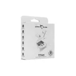 WHITE SHARK TITAN-W, GEB-TWS96W bluetooth In-ear fülhallgató mikrofonnal, ANC, ENC, fehér