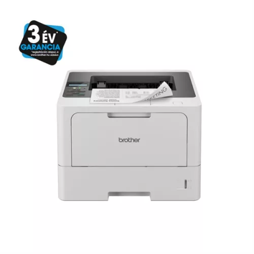BROTHER Lézernyomtató HLL5210DW, A4, mono, 48 lap/perc, Wifi/LAN/USB, duplex, 1200x1200dpi, 256MB