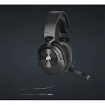 CORSAIR Vezetékes Headset, HS55 Gaming, Ultrakönnyű, Jack dugós, fekete