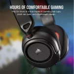 CORSAIR Vezetékes Headset, HS35 v2 Gaming, Multiplatform, carbon