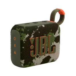   JBL Go 4 hordozható, vízálló, bluetooth hangszóró, vízálló, porálló, IP67, 7 óra üzemidő, terepmintás