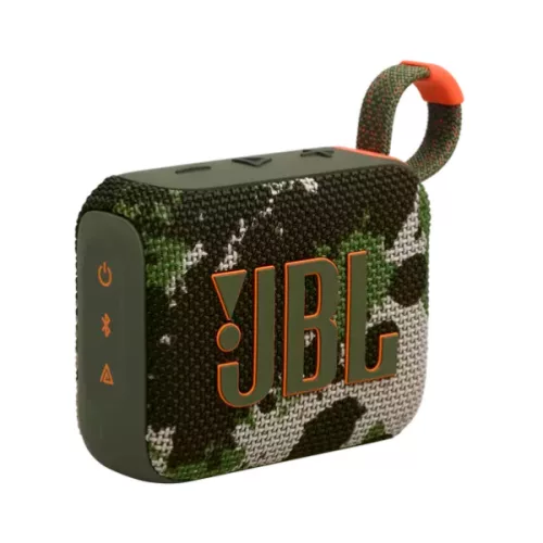 JBL Go 4 hordozható, vízálló, bluetooth hangszóró, vízálló, porálló, IP67, 7 óra üzemidő, terepmintás