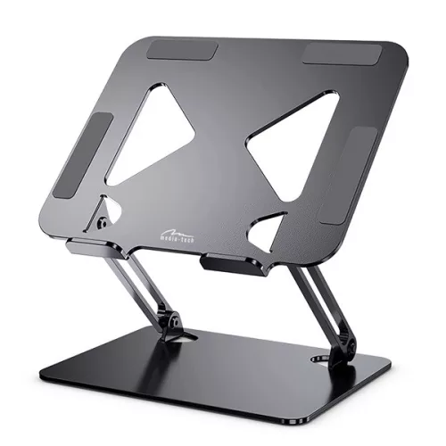 MEDIA-TECH Notebook Állvány állítható ergonómikus 10-17" fekete