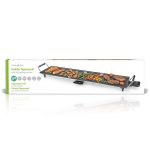 Nedis FCTE110EBK90 teppanyaki látvány grillsütő, 1800W, szabályozható hőmérséklet, csepptálca