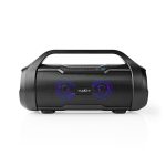 Nedis SPBB310BK akkumulátoros party boombox, 120W, Bluetooth, 10 m hatótávolság, USB, microSD , 6 óra vez nélkül