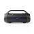 Nedis SPBB310BK akkumulátoros party boombox, 120W, Bluetooth, 10 m hatótávolság, USB, microSD , 6 óra vez nélkül