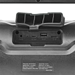 Nedis SPBB310BK akkumulátoros party boombox, 120W, Bluetooth, 10 m hatótávolság, USB, microSD , 6 óra vez nélkül