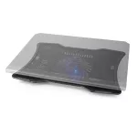 Nedis NBCR101BK notebook hűtő, 17", 125mm ventilátor, LED, zaj 15db