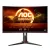AOC Ívelt Gaming 280Hz monitor 27" C27G2Z3/BK, 1920x1080, 16:9, 300cd/m2, 0,5ms, HDMIx2/DisplayPort, állítható magasság
