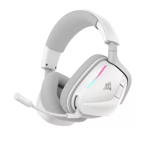 CORSAIR Vezeték Nélküli Headset, VOID v2 Wireless Gaming Headset, Dolby Atmos, fehér
