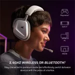 CORSAIR Vezeték Nélküli Headset, VOID v2 Wireless Gaming Headset, Dolby Atmos, fehér