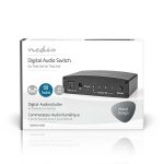 Nedis ASWI2514BK digitális audio kapcsoló 4x Toslink