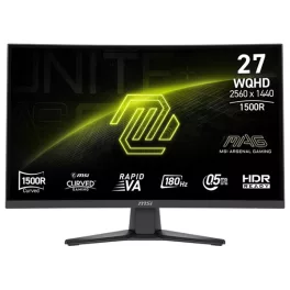   MSI Monitor GAMING MAG 275CQF E18 Ívelt 27" WQHD 2560x1440 180Hz Rapid VA 1500R, 5000:1, 0,5ms, 2x HDMI,DP