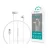 Devia Smart Series M1 Metal In-Ear sztereó fülhallgató - USB-C (Type-C), ezüst