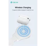 Devia TWS-Ultra1 ANC Bluetooth sztereó headset - fekete