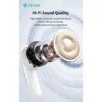 Devia TWS-Ultra1 ANC Bluetooth sztereó headset - fekete