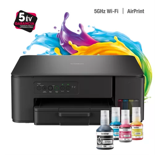 BROTHER Tintasugaras MFP NY/M/S DCP-T430W, A4, színes, 16 lap/perc, WiFi/USB, 6000x1200dpi, manuál duplex, 128MB