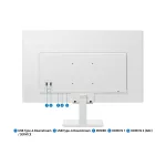 SAMSUNG SMART IPS monitor 27" M5, 1920x1080, 16:9, 250cd/m2, 5ms, 2xHDMI/2xUSB/WiFi/Bluetooth, hangszóró, fehér