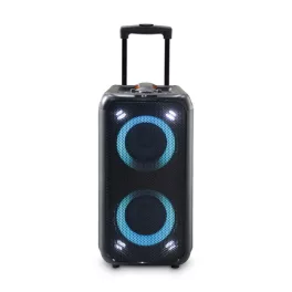  Nedis SPPT2480BK bluetooth hangszóró, hangfal, 2x 5.25" mélynyomó, 2 x 2" magassugárzó, 240W, 5 óra lejátszási idő, akku