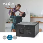 Nedis ASWI2512BK digitális audio kapcsoló 2x Toslink