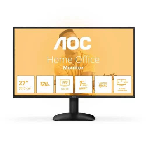 AOC IPS monitor 27" 27B31H, 1920x1080, 16:9, 300 cd/m2, 1ms, VGA/HDMI