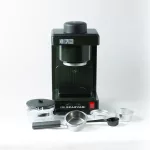 Szarvasi SZV-612/3 Mini presszókávéfőző, olajzöld, 800W,  2 / 6 személyes kivitel, üveg kiöntő edény, zárócsavar