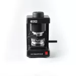 Szarvasi SZV-612/3 Mini presszókávéfőző, fekete,  800W,  2 / 6 személyes kivitel, üveg kiöntő edény, zárócsavar