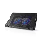 Nedis NBCR200BK notebook hűtő, 18", 2 X 140mm ventilátor, LED, 1200 rpm