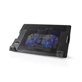   Nedis NBCR200BK notebook hűtő, 14 - 18", 2 X 140mm ventilátor, LED, 1200 rpm